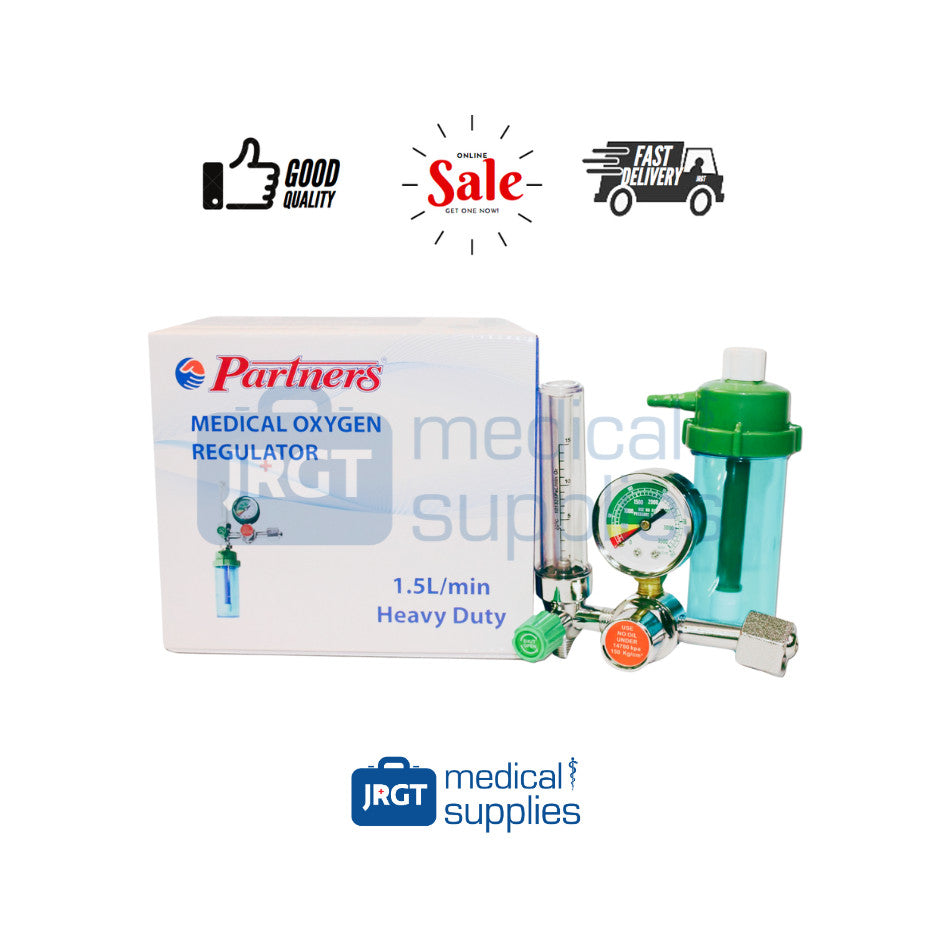 Partners Oxygen Regulator (with Oxygen Cannula and Wrench)