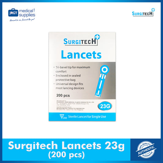 Surgitech Lancet 23G – Ultra-Sharp Sterile Blood Sampling Needles for Accurate & Painless Testing