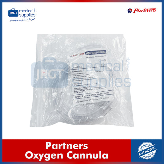 Partners Oxygen Cannula (Adult/Pedia/Neonate) | Flexible Tubing System | Sterilized