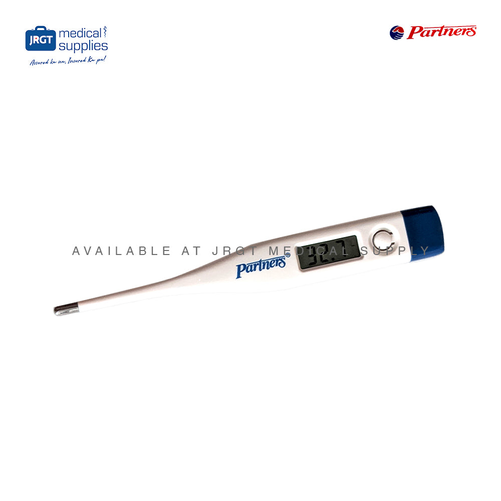 Partners Digital Thermometer | Quick & Accurate Readings | Fever Alarm