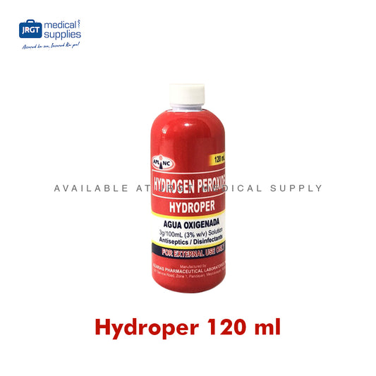 Aguaper Hydroper Hydrogen Peroxide 3% (30ml/60ml/120ml) | First Aid Disinfectant