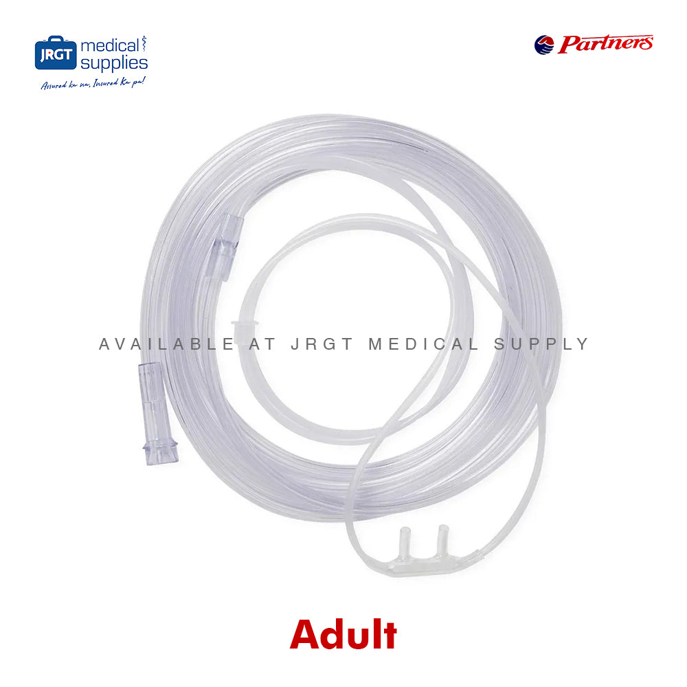 Partners Oxygen Cannula (Adult/Pedia/Neonate) | Flexible Tubing System | Sterilized