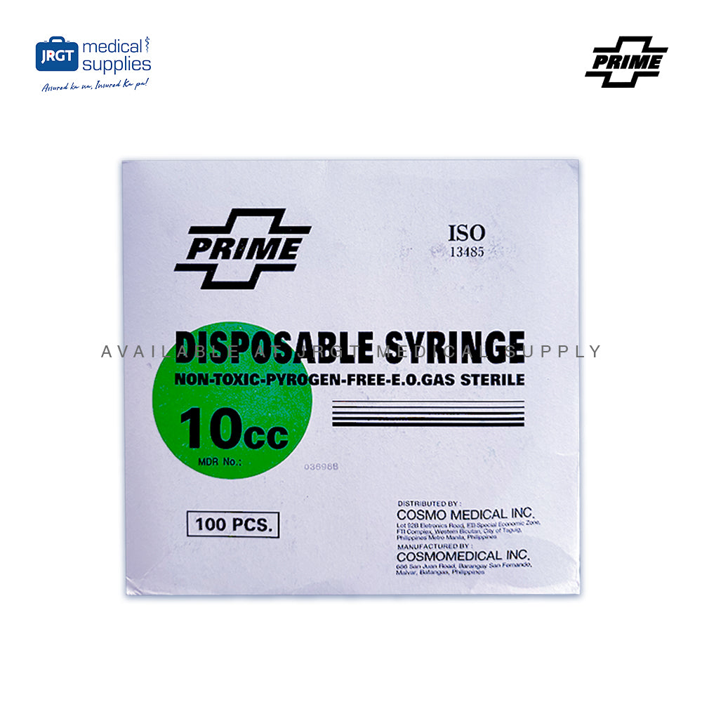 Prime Syringe with Needle 10cc (1pc) | Sterile, Non-Toxic
