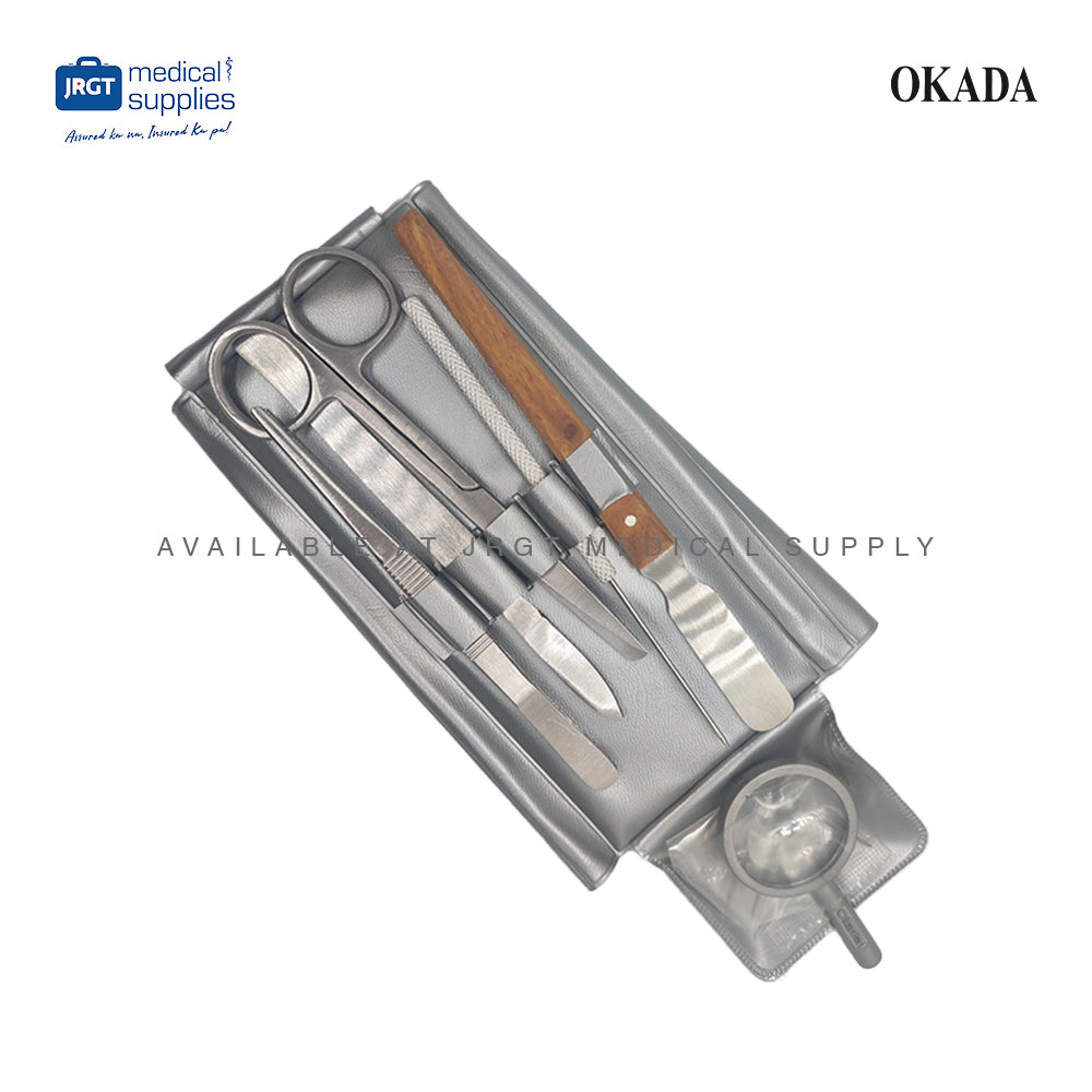 Okada Dissecting Kit - 7-Piece Set for Anatomy Studies & Surgical Practice