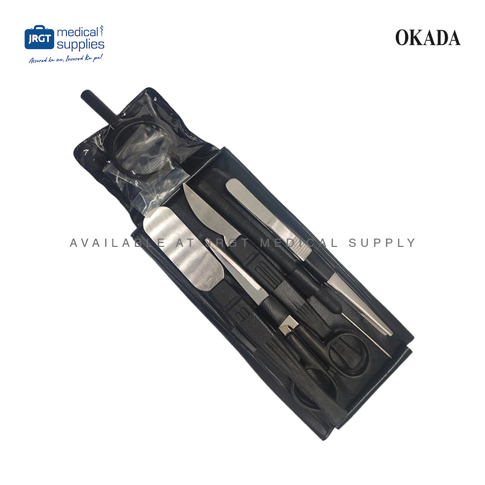 Okada Dissecting Kit - 7-Piece Set for Anatomy Studies & Surgical Practice