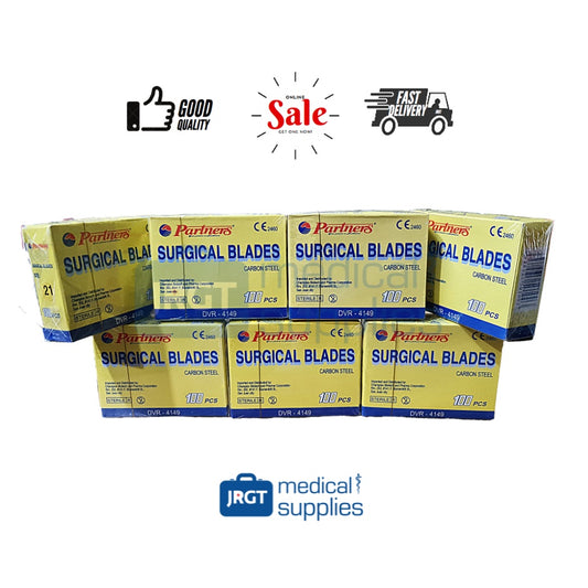Partners Surgical Blade (Carbon Steel) - Single Use | JRGT Medical Supplies