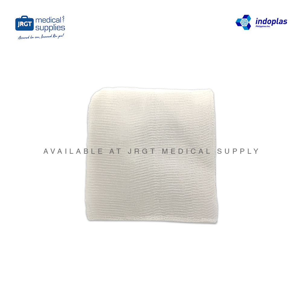 Indoplas Gauze Sponge 4x4 8-Ply Non-Sterile Pads for Wound Care and First Aid (100 pcs)