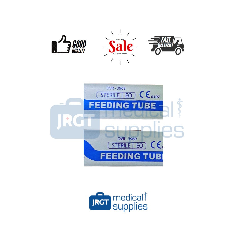 Partners Sterile Feeding Tube Fr 5 & Fr 8 | Disposable Non-Pyrogenic | JRGT Medical Supply