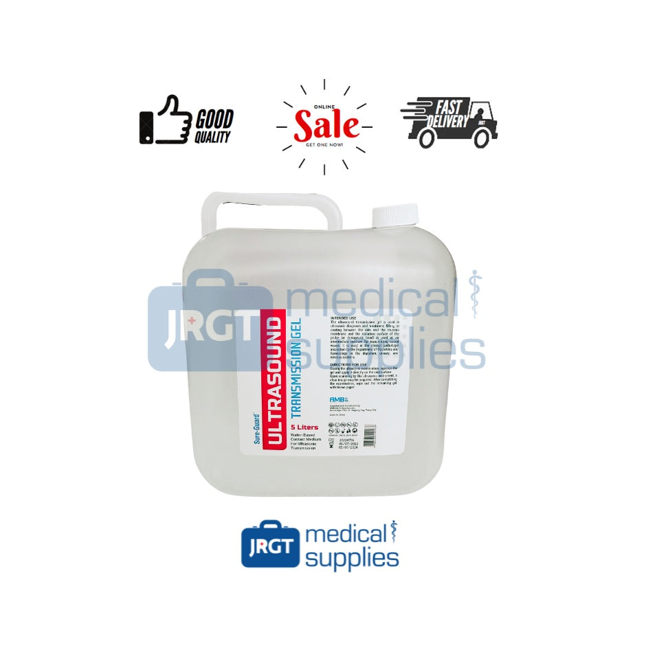Sure-Guard Ultrasound Gel (1 Gallon / 5 Liters with Pump)