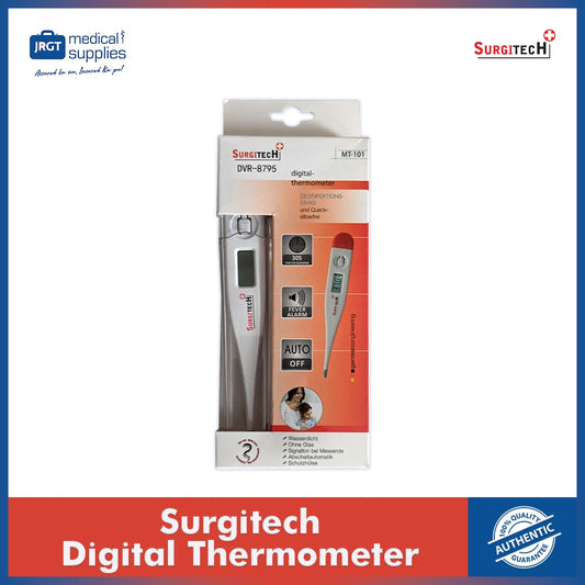 Surgitech Digital Thermometer with Clear Hard Case