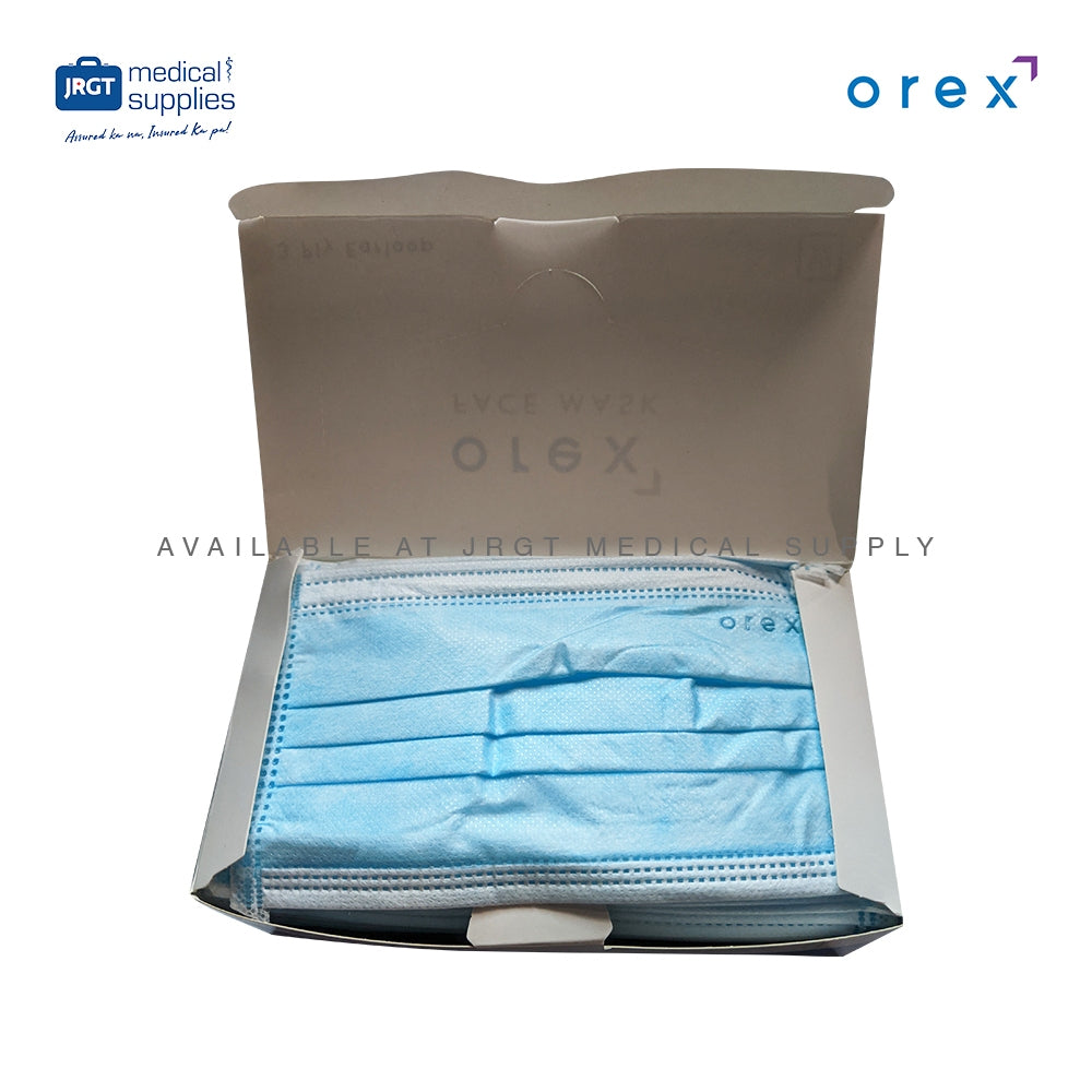 Orex [Branded] Disposable Face Mask, 3Ply