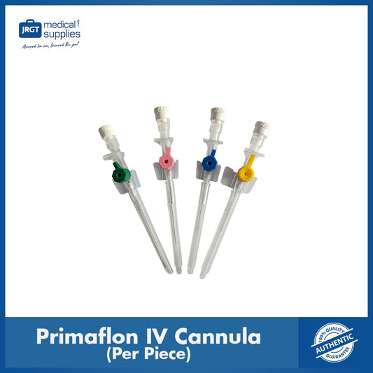 Primaflon IV Cannula with Wings and Injection Valve - Available in G18, G20, G22, G24, G26 (1 Piece)