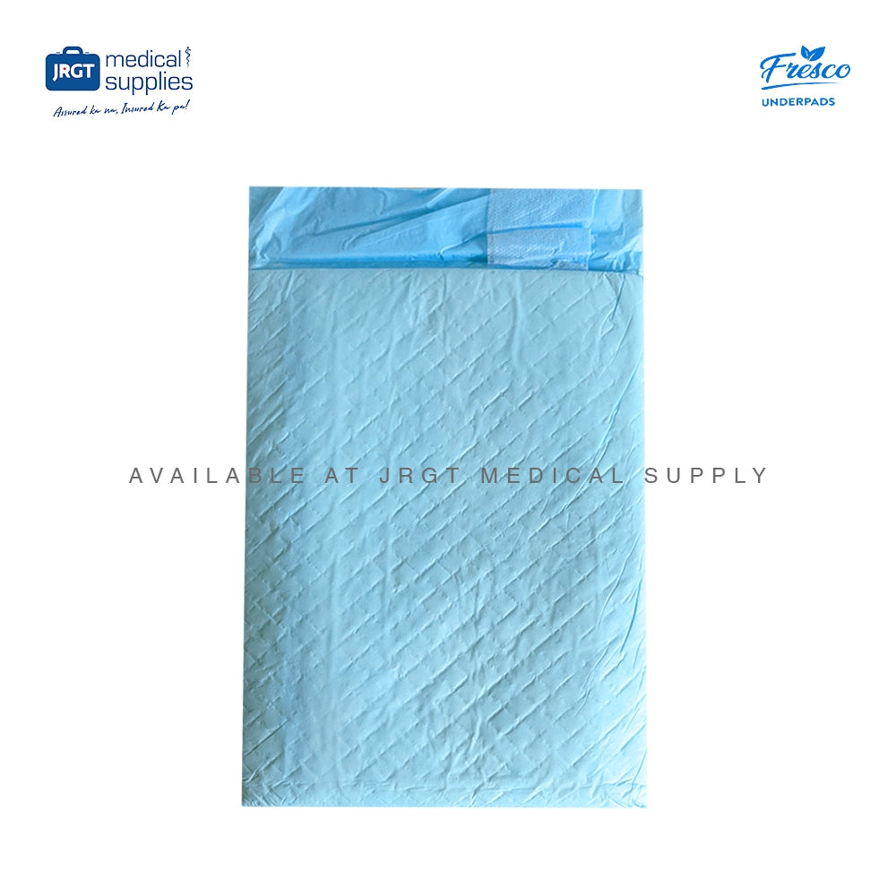 Fresco Underpads 60x90cm, 1 Pack (10 pcs) | Disposable & Waterproof for Adult