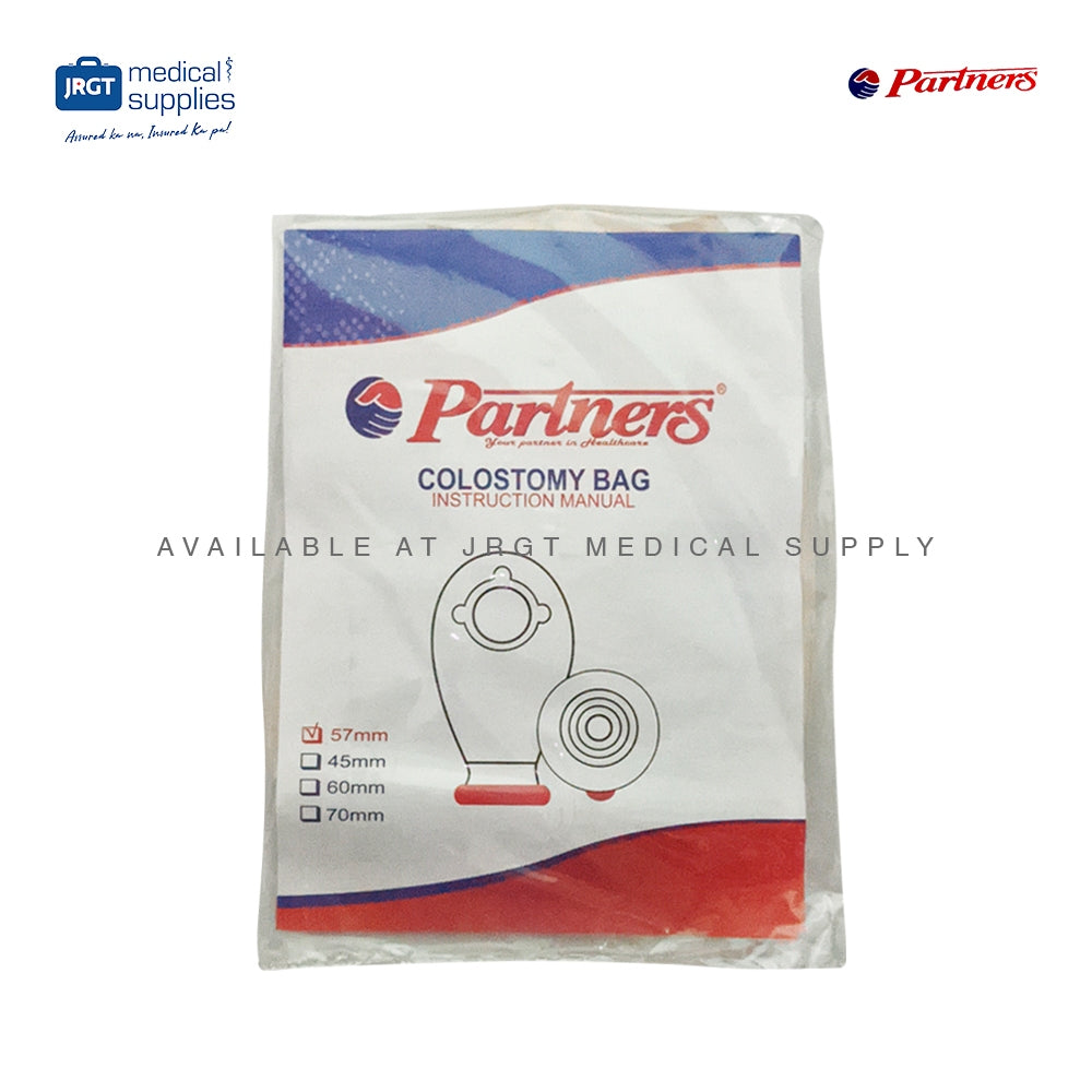 Partners Colostomy Bag (45mm, 57mm, 60mm) - Effective Colostomy Management | JRGT Medical Supply