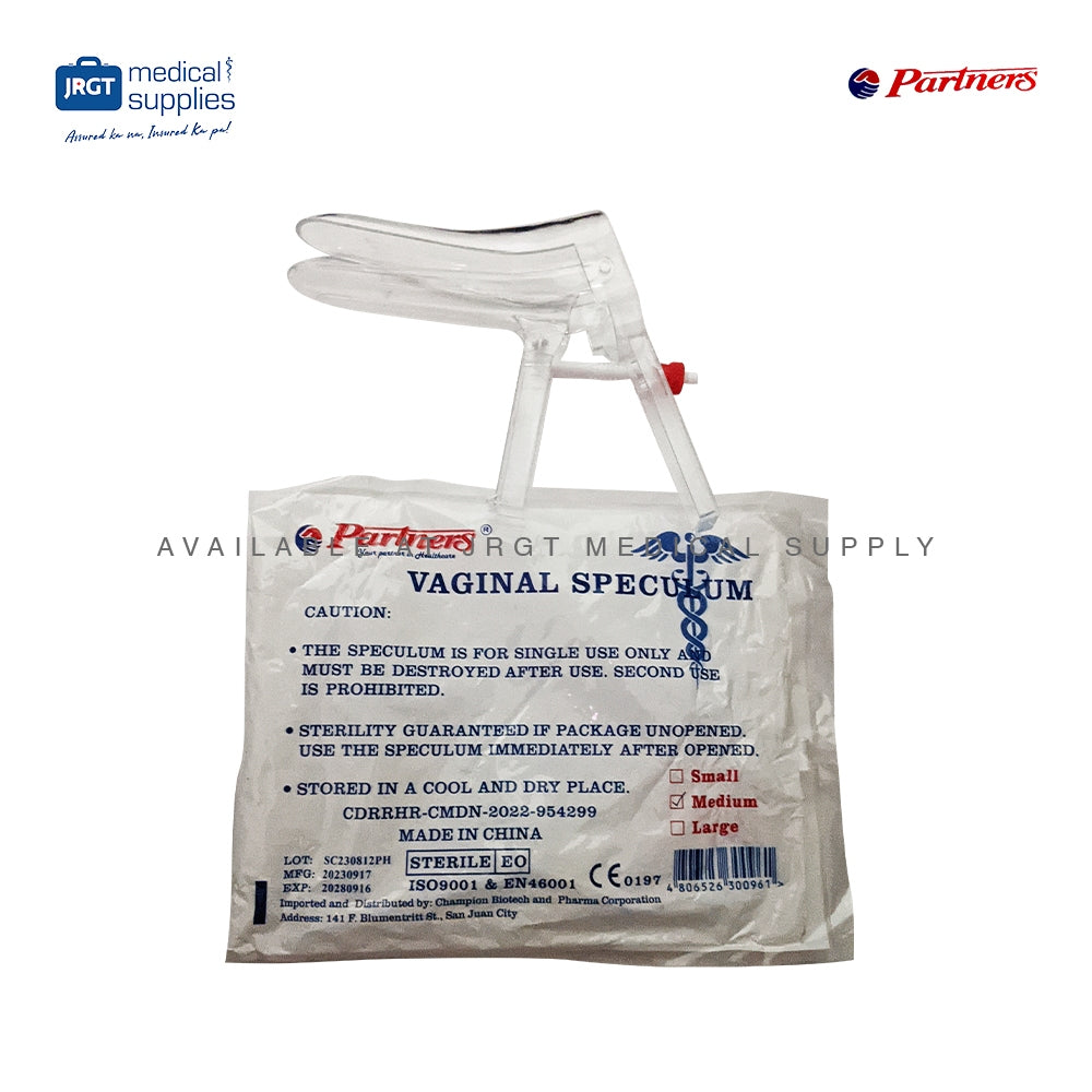 Partners Vaginal Speculum (Plastic)
