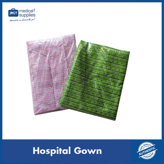 Comfortable Cotton Patient Gown - Washable Hospital Gown for Men and Women - Unisex Design