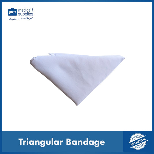 Medical Triangular Bandage - Large Cloth Bandage for Injury Support and First Aid