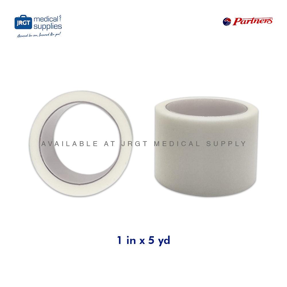 Partners Biotape Surgical tape (1-inch x 5 Yards) (12rolls-1box)