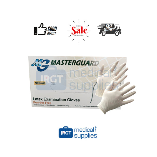 Masterguard Powder-Free Latex Disposable Examination/Surgical Gloves (100pcs)