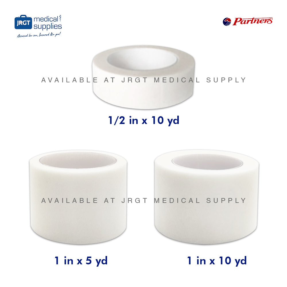 Partners Biotape Surgical tape (1-inch x 5 Yards) (12rolls-1box)
