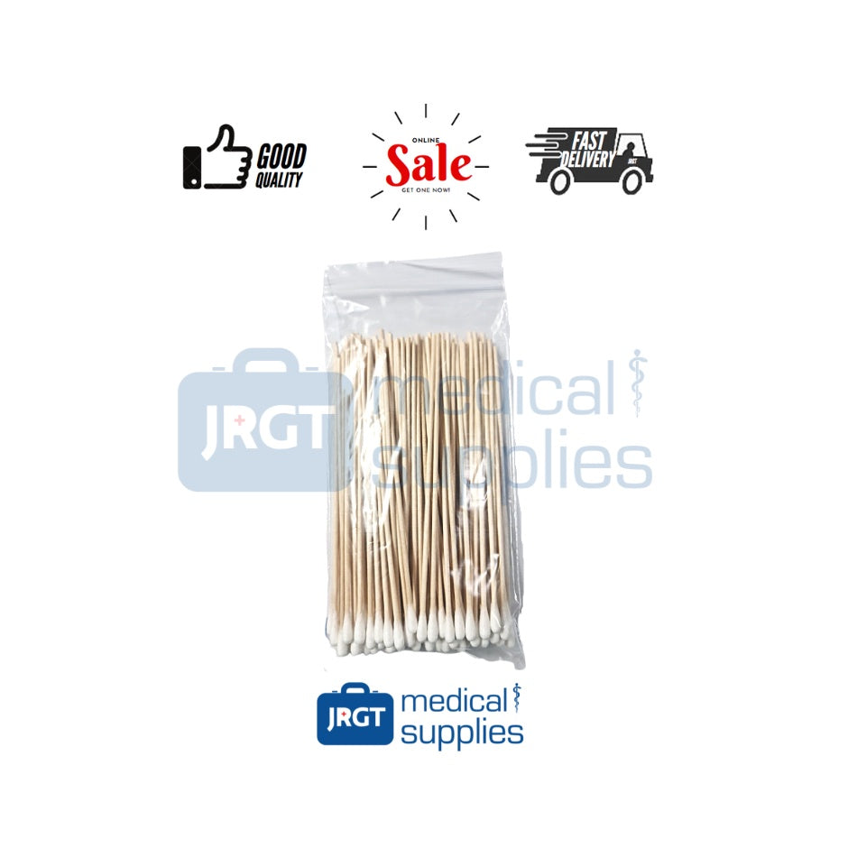 Topcare Cotton Tipped Applicator Stick Non-Sterile (1 Pack - 100pcs)