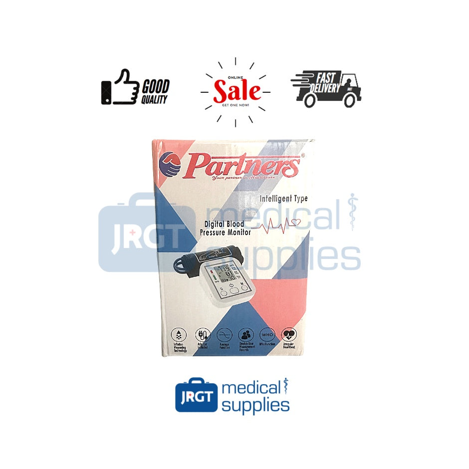 Partners Automatic / Digital Blood Pressure Monitor for Adults (Dual Powered)