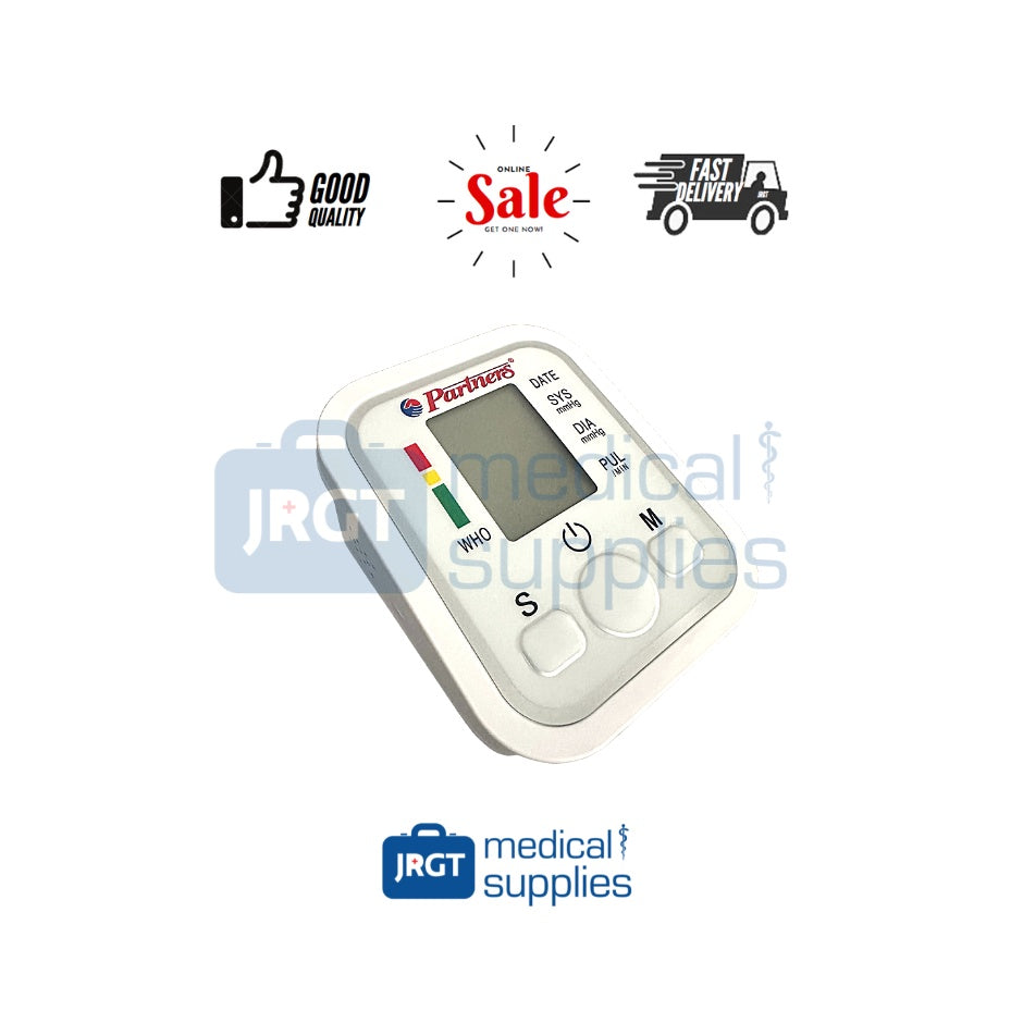 Partners Automatic / Digital Blood Pressure Monitor for Adults (Dual Powered)