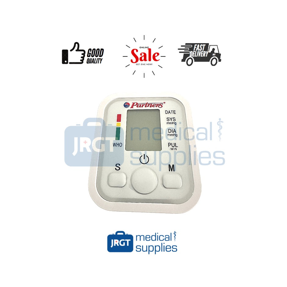 Partners Automatic / Digital Blood Pressure Monitor for Adults (Dual Powered)