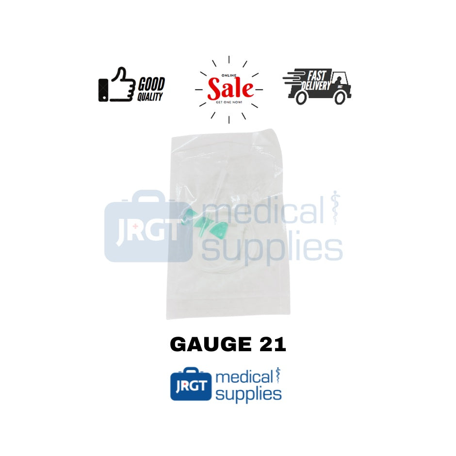Sure Guard Scalp Vein Set (1 Piece) | Butterfly Needle | JRGT Medical Supply