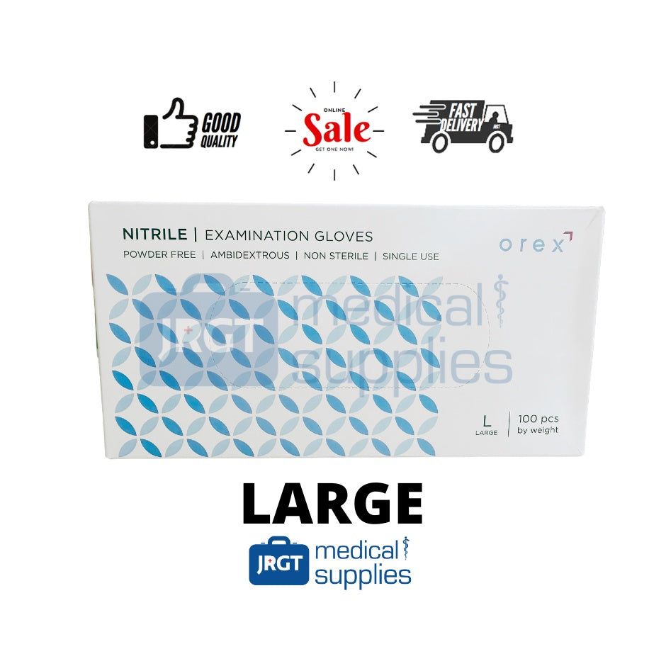 Orex Nitrile Gloves 100pcs | Disposable Examination Gloves | JRGT Medical Supply