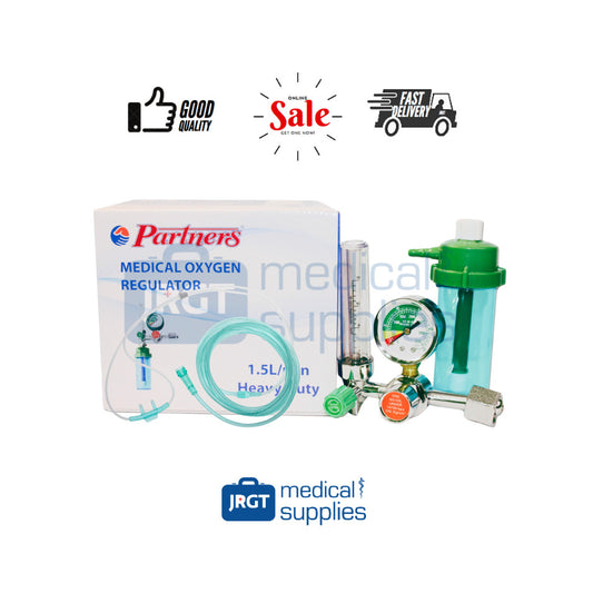 Partners Oxygen Regulator (with Oxygen Cannula and Wrench)